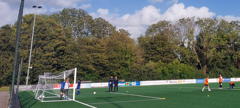 Sportvereniging op het veld — voorbeeld van een organisatie